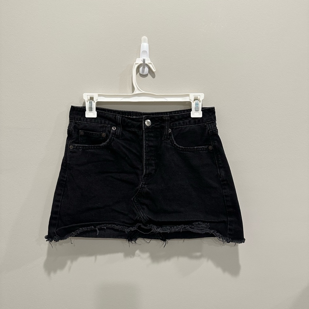 COPY - America Eagle Outfitters Black Jean Miniskirt